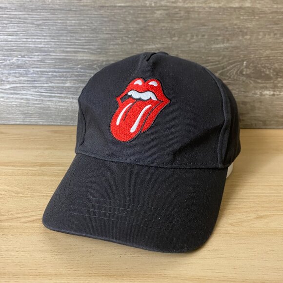 Rolling Stones Hat Cap Strap Back Black Band Tour Music Adjustable - Picture 3 of 9